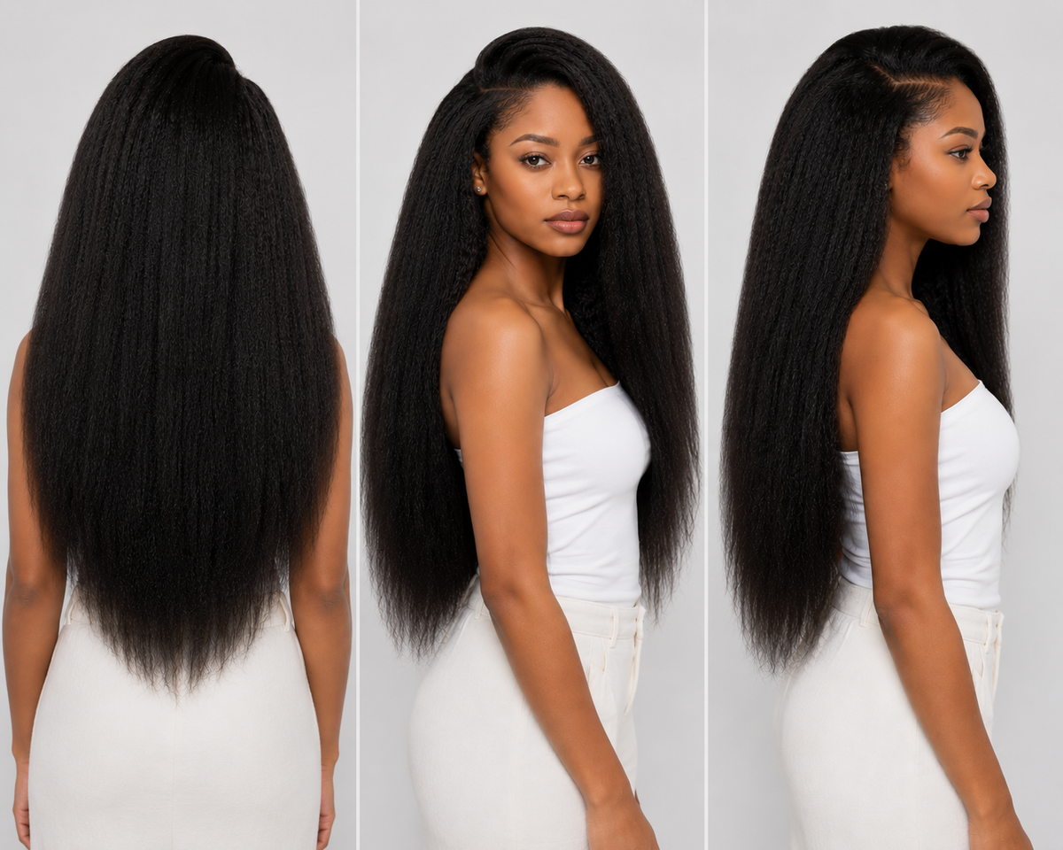 Clips Extensions YAKI Virgin Hair  | UPENZII
