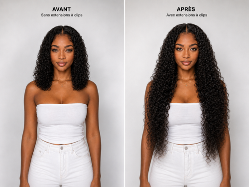 Clips Extensions Virgin Hair Deep Wave  | UPENZII