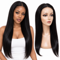 Closure Wig Lisse 4x4 Virgin Hair– Free Part | UPENZII